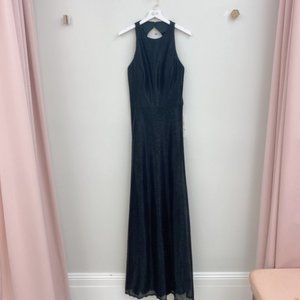 Hayley Paige 5967 Black Bridesmaid Dress Size 10